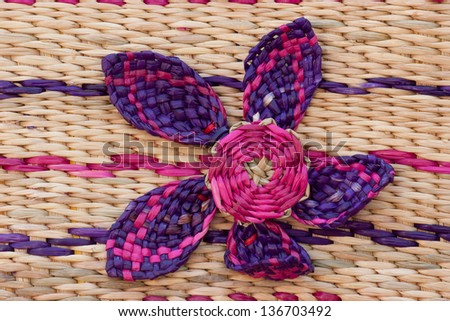 wicker woven baskets handicraft in peru