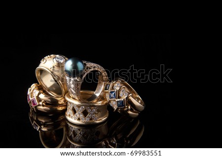 Gold Jewelry Background