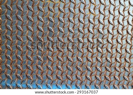 Steel plate and old steel rusty background