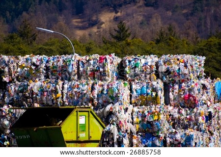 colorful garbage in Austria