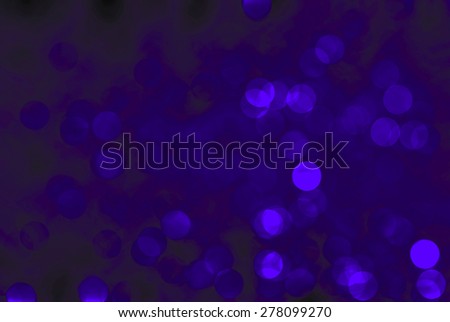 Bokeh Circle Blue lights abstract background