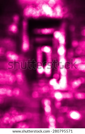 abstract glowing circles on door background