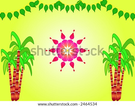 Mango Leaves Decoration