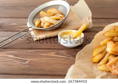 Fish and chips fast food
