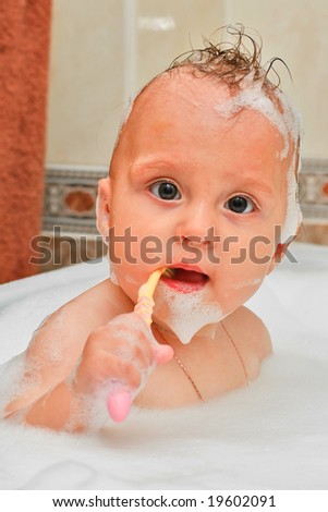 First steps in brushing your teeth are not easy.