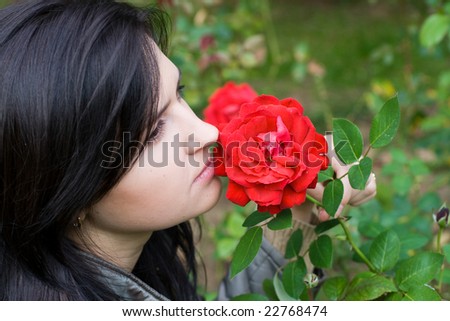 Romantic Roses Woman