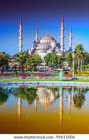 Blue Mosque in Istanbul - Turkey