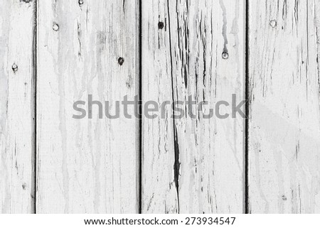 White wooden planks vintage