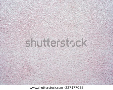 closeup foamed polystyrene sheet