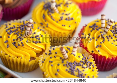 Colourful Cupcakes, good food for party