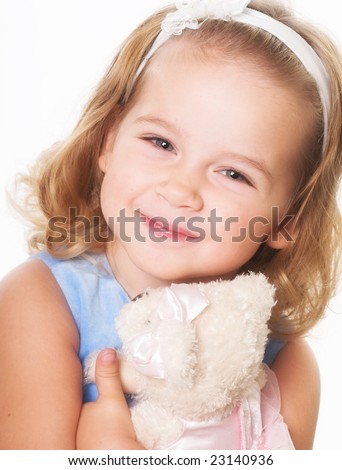 Girl Hugging Bear