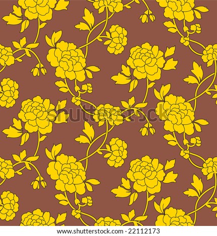 wallpaper vector flower. stock vector : Flower