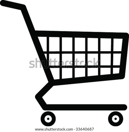 Shopping Trolley Vector