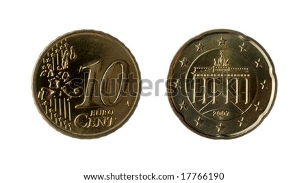 Euro+10+cent+coin