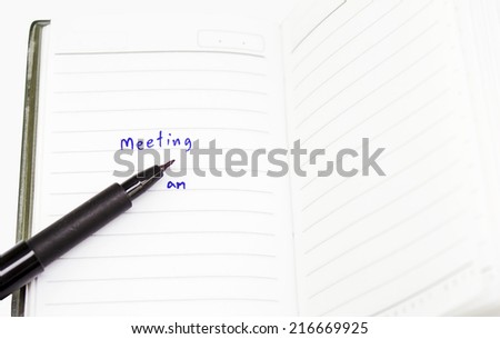 write note \