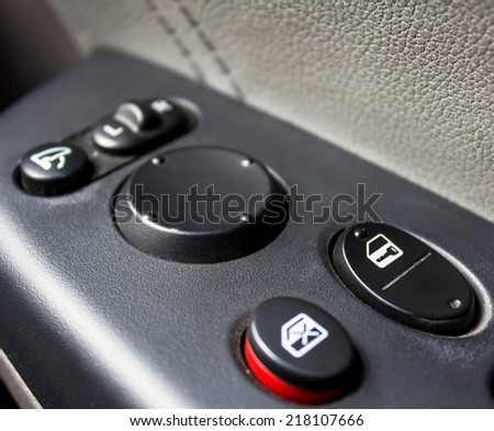Modern Car Door Panel control