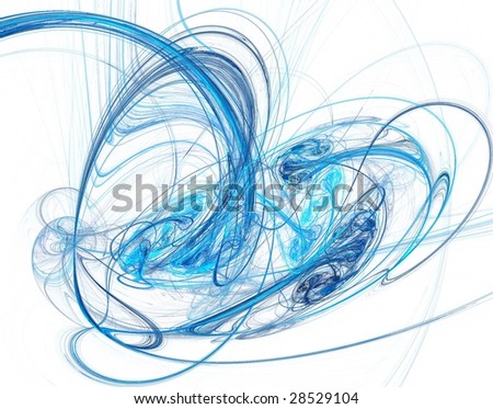 Abstract blue and white background