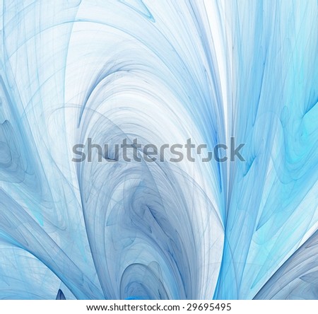 Abstract futuristic blue and white background