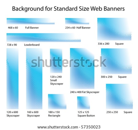 banner ads sizes. Size Web Banner Ads