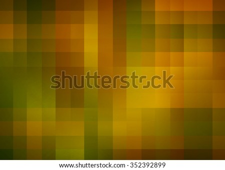 High Resolution Abstract Dark Olive and Gold Random Pixel Style Background