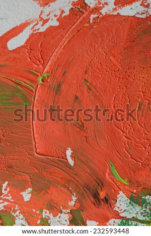paint paper red green creative art therapy