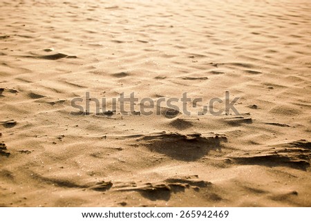 Sand background at sunset - Textures and patterns