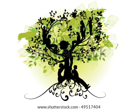 Tree Of Life Stock Vector Illustration 49517404 : Shutterstock