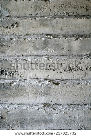 Concrete or cement stairs