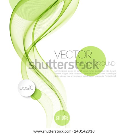 Vector Abstract smoky waves background Template brochure design Vector Abstract smoky waves background Template brochure design