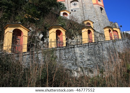 stations of the cross at Madonna del Sasso in Locarno, Switzerland