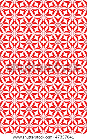 Seamless wallpaper pattern on the white background