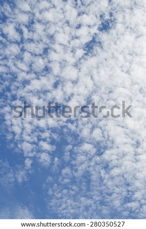 spot cloud on blue sky