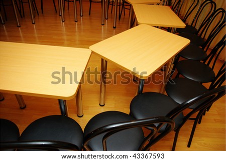 Image of empty boardroom meeting area