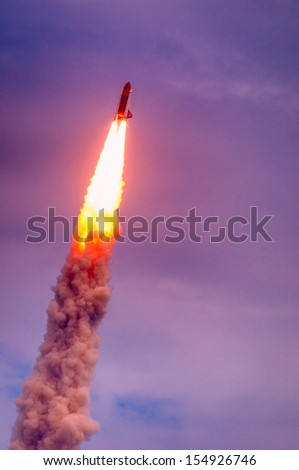 Launch of Atlantis STS-135 at NASA Kennedy Space Center, Cape Canaveral, Florida, USA