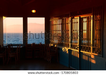 Interiors view of a resort on a pier, Santa Monica Pier, Santa Monica, Los Angeles County, California, USA