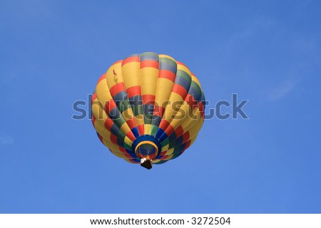 Yellow Balloon seen from below