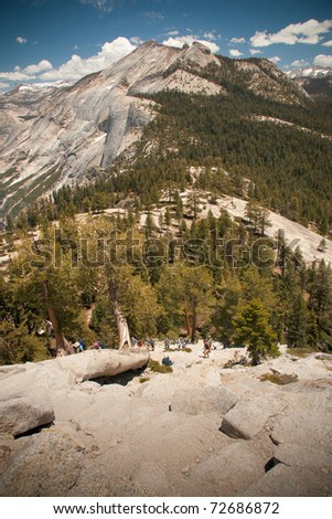 Views and things found on your way up to the top of Half Dome at Yosemite National Park in California