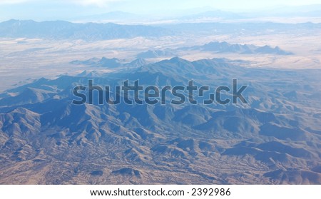 Aerial View of Desert