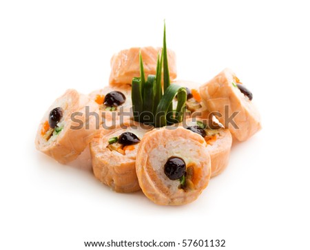 salmon maki roll