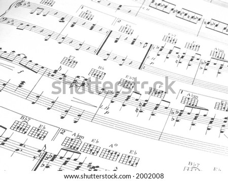 Sheet Music Stock Photo 2002008 : Shutterstock