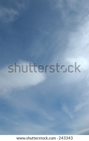 Windy sky with super soft clouds. Desert Texture 3.