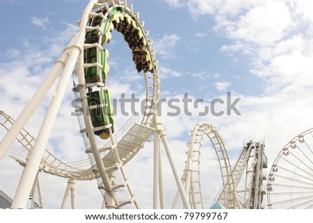 roller coaster looping