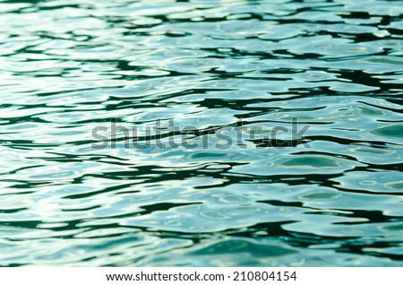 Green Aqua Water Ripple / Wave Background
