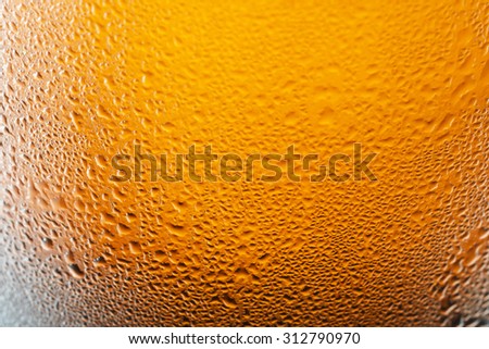 Angered by the bubbles in beer , background