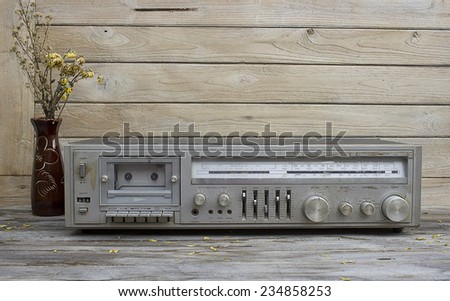 Vintage,Still Life old radio