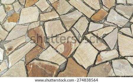 Pawing stones made from tiger sandstone. Ukraine.