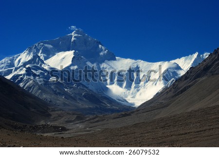 Mt. Everest, the world\'s  highest Peak