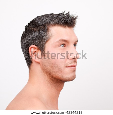 Brown Hair To Black Hair. man with rown black hair