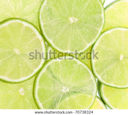 slices of lime background