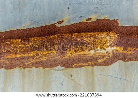 abstract rusty and scratched metal wall background